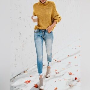 Expressions Women's Sweater in Warm Tan